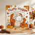 create a fluffy hygge cozy autumn coloring book