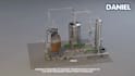 create 3d chemical plant, process flow and industrial engineering animation