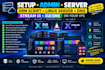 setup admin server, drm script, linux server, dns xtream ui, xui one on your vps