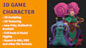 create 3d game character for unreal engine 5 and unity with 3d character rigging