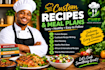 create delicious custom recipes, meal plans and cookbook
