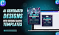 recreate your ai generated design as an editable canva template