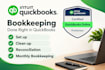 do expert quickbooks bookkeeping, qbo cleanup, and setup