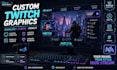 design custom twitch overlays, stream graphics, alerts and panels