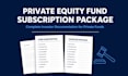 draft complete private equity fund subscription and investor package
