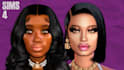 create unique custom sims for sim 4 unique sims, and design cc mods, sim facial