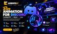 create rive animated discord pfp banner logo and custom discord animation
