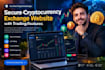 build a secure cryptocurrency exchange website with trading features