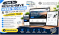 setup responsive website design and squarespace landing page