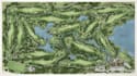 design vector golf course map, scorecard, and map illustration