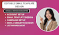 design editable email template on flodesk