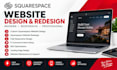 design or redesign squarespace website, squarespace design