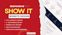 design showit website showit template and responsive website
