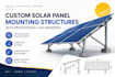 design durablesolar mounting systems with accurate structure
