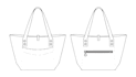 do 3d nft bag, 3d backpack, handbag, tote bag, bag pattern with tech pack