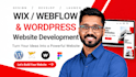 develop pro webflow website figma wix wordpress website expert