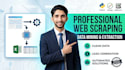 do python web scraping, website scraping, and web crawler