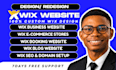 redesign wix website design clone wix studio site edit wix website redesign SEO