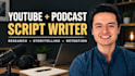 write youtube and podcast scripts for business and food industry creators