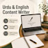 write urdu and english youtube scripts