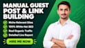 provide high authority guest post and link building service
