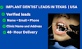 generate texas dental implant leads