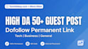publish high da guest post on tech sites