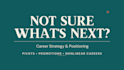 help you strategize and position your next career move