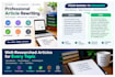 professionally rewrite articles with professional tone