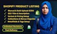do shopify product listing and bulk product upload