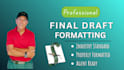 convert your screenplay to final draft industry standard