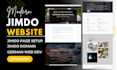 jimdo website design jimdo landing page redesign jimdo netcup domain fix jimdo