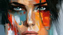 create unique abstract art illustrations