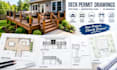 create deck permit drawings, deck plans, and architectural permit plans