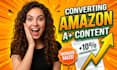 design high converting and optimized amazon aplus content