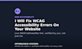 fix wcag accessibility errors on your wordpress or HTML site