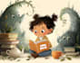 create amazing children book illustrations no ia