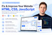 fix HTML CSS and javascript bugs on your website