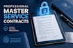 prepare professional master service contracts