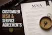 draft customized msa and service agreements