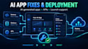 fix and deploy your ai generated app with backend api integration