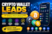 provide crypto wallet leads, usa propcest leads