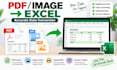 convert PDF or image to excel