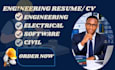 write an ats optimized engineering resume or CV