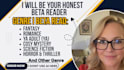 be your romance beta reader, middle grade beta reader, fantasy beta reader