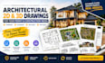 draw mep house plan architectural structural engineering, hvac, permit plans