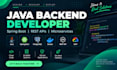 develop java spring boot rest apis and microservices