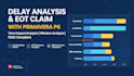 do delay analysis and eot claim with primavera p6