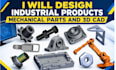 design cnc machined parts, brackets and mechanical component