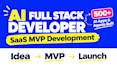 develop ai web app, ai saas and full stack web application